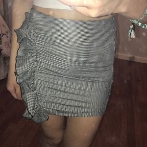 Gingham Mini Skirt